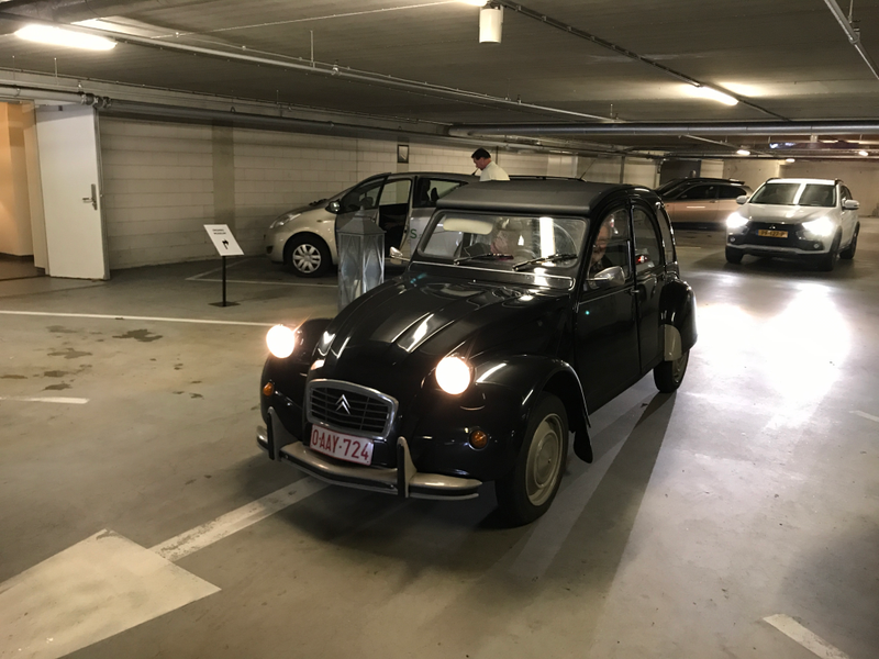 And a 2CV in the parking lot was a perfect finish.